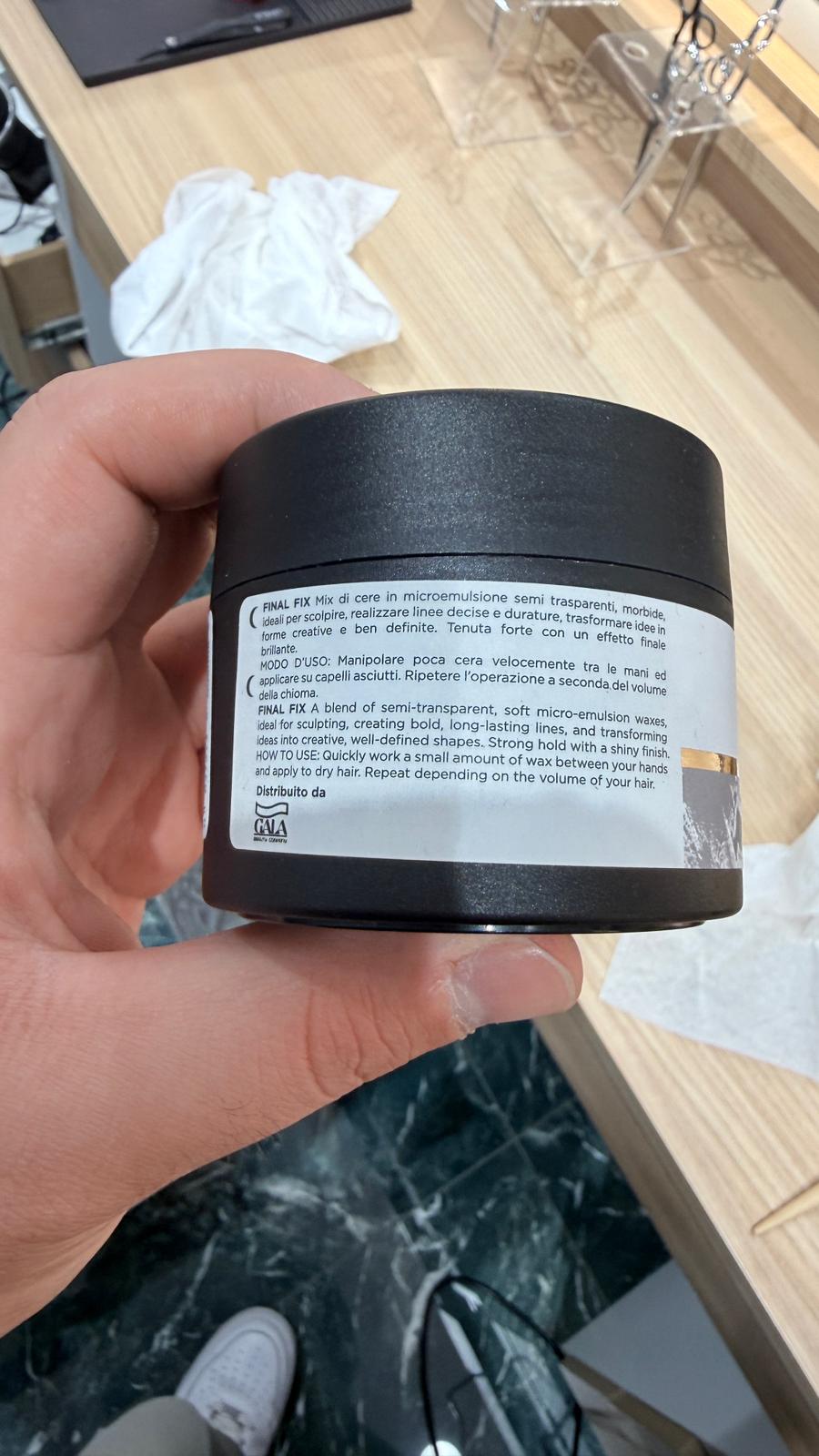 Final Fix - Cera in Microemulsione Semi-Trasparente 100 ml